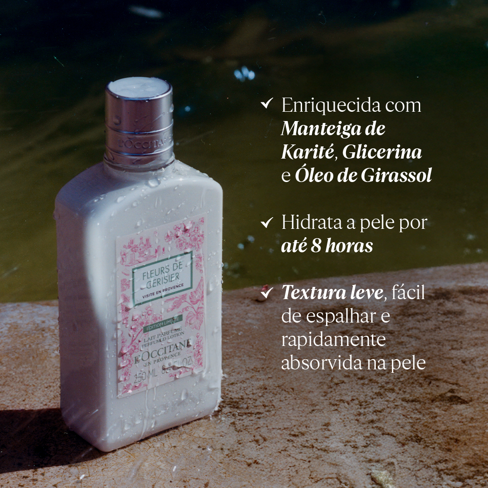 Loção Corporal Flor de Cerejeira Visite en Provence 250ml, , large image number 1